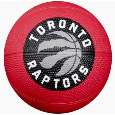 Imagem de Mini Bola Basquete 15cm Infantil Ate 4 Anos - TORONTO RAPTORS