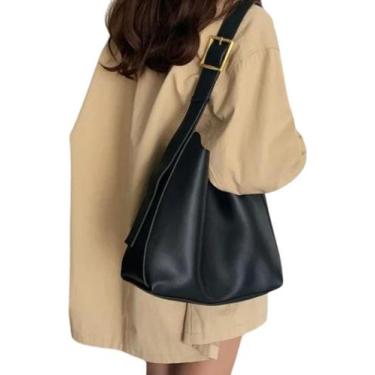 Imagem de Bolsa Feminina Ombro Couro Vintage Pu Espaçosa Trabalho Lind - Alwy, P
