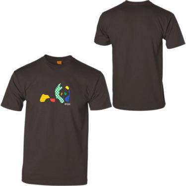 Imagem de Enjoi Camiseta de manga curta Panda patchwork (carvão, pequena)