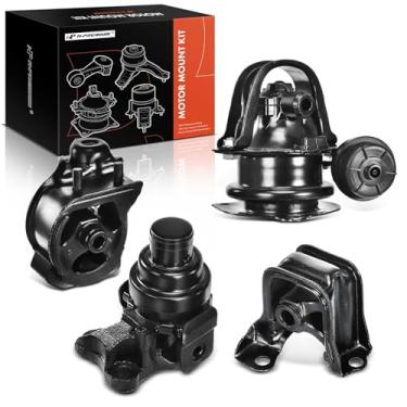 Imagem de A-Premium Conjunto de montagem de motor e transmissão de 4 peças compatível com Honda Accord 1994-1997, Odyssey 1995-1998 e Isuzu Oasis 1996-1999, 2.2L 2.3L, substituição # 50840SV4980, 5862031360
