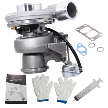 Imagem de TOPAZ Turbocompressor turbo compatível com caminhão Caterpillar 2003-2004 com motor 3126 C7 237-5250 171100 174202 174235 NOVO + kit de vedação