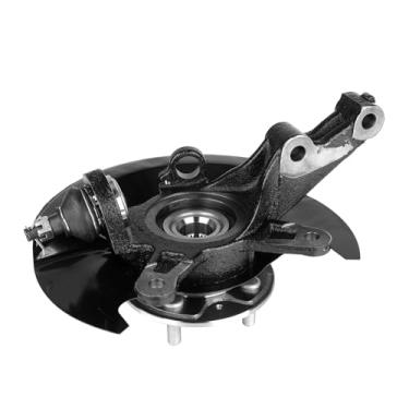 Imagem de Conjunto de junta de direção dianteira e cubo de rolamento de roda compatível com Honda Civic 2001-2002 L4 1,7L, lado direito do passageiro substitui # 698478 698-478 51210S5AJ10 45255S01A00