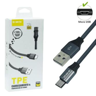 Imagem de Cabo USB Micro Usb V8 2.4a 1M B-Max