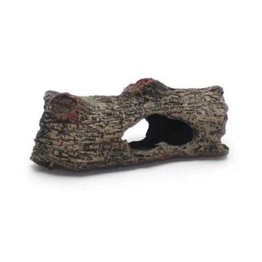 Imagem de Enfeite Ornamental Para Aquário Tronco Casca Toca Fragata
