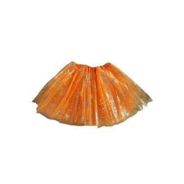 Imagem de Saia Tutu Halloween Fantasia Bruxinha Feiticeira Festa Fantasia Hallow