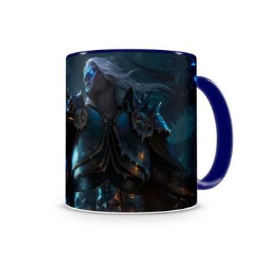 Imagem de Caneca World Of Warcraft Artha II Azul - Starnerd