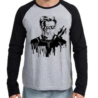 Imagem de Camiseta Manga Longa blusa Gavião Arqueiro  - Empório Dutra, GG  adult