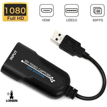 Imagem de Placa de Captura de Vídeo HDMI USB 3.0 Full HD 1080p GT959 Lorben