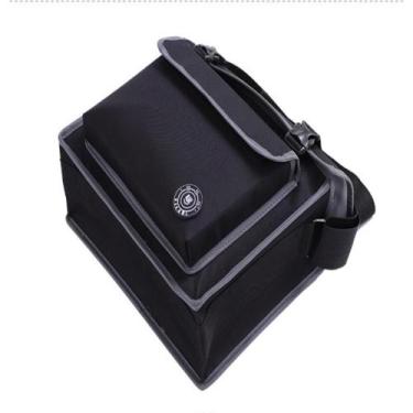 Imagem de Bolsa porta ferramentas mochila eletricista mala dupla maleta ombro pe