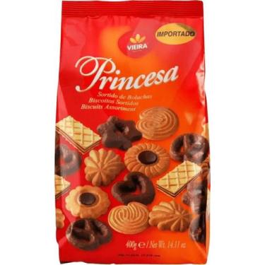 Imagem de Biscoito princesa sortido 400g - Vieira