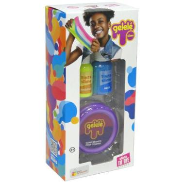 Imagem de Geleinha slime / gelele tie dye 78g com 2 tintas 15g - DOCE BRINQUEDO