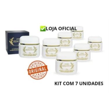 Imagem de Creme Risotex Antissinais , Clareador e Hidratante Original 40g Kit C/