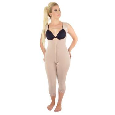 Imagem de Cinta modeladora Modelo Macaquinho Sem Busto Pernas Abaixo do Joelho A