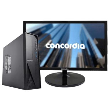 Imagem de Computador SFF Concórdia Completo Com Monitor 21,5`` Processador Core i5 9400 8GB DDR4 SSD 240GB FreeDos 