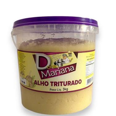 Imagem de Polpa de alho in natura triturado 3 kg - Dona Mariana