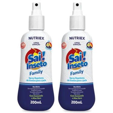Imagem de Repelente de Inseto Suave Sai Inseto Family 4h 200ml Kit 2un