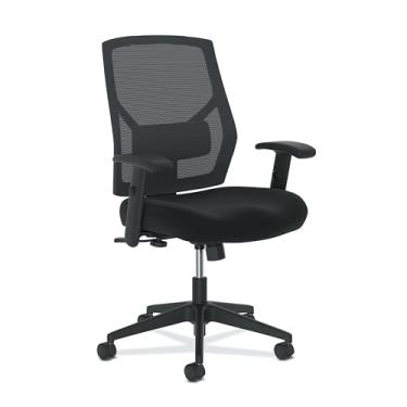 Imagem de The HON Company BSXVL581ES10T Basyx por Task Chair, High Back Swivel/Tilt, Tecido, Pacote com 6 Cadeiras