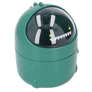 Imagem de Lixeira de Mesa para bebê, Dinossauro, Boca Grande, Design Destacável, Fundo Antiderrapante, Mini Lata de Lixo de Plástico Resistente para Escritório Doméstico (Dinossauro Bebê