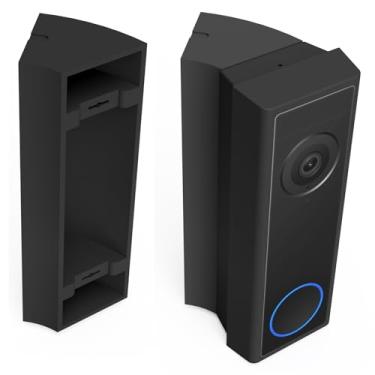 Imagem de Mars Outpost Cunha sem perfuração de 45 graus compatível com campainha Eufy C30 C31 sem perfuração de canto montagem em cunha, adesivo ou parafuso feito no Reino Unido