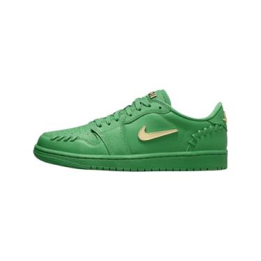 Imagem de Tênis feminino Air Jordan 1 Low Method of Make (FN5032-300, verde sorte/ouro metálico), Verde da sorte/ouro metálico, 36
