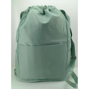 Imagem de Bolsa Mochila Sacola Colorida Unissex Esportiva Casual - Genérica, Ver