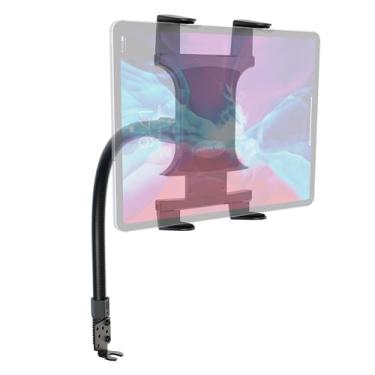 Imagem de ARKON Montagens – Suporte para tablet para carro com braço de 55,88 cm e acessório de trilho de assento | Suporte de tablet pescoço de ganso | Construção de alumínio | Ideal para carros e caminhões