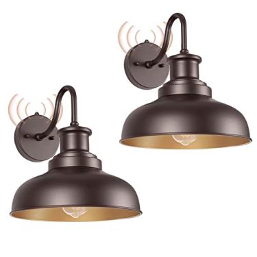 Imagem de Diyel Luminária De Celeiro Ao Ar Livre Estilo Pescoço De Ganso Do Anoitecer Ao Amanhecer, Arandela De Parede Externa, Luminária De Parede Externa De Fazenda, Luminária De Parede Vintage, Luminária D