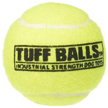Imagem de PetSport Bolas Tuff JR de 4,5 cm para cães pequenos [bolas de tênis de força industrial não tóxicas seguras para animais de estimação, para exercícios, hora de brincar e treinamento de cães] (pacote com 6)