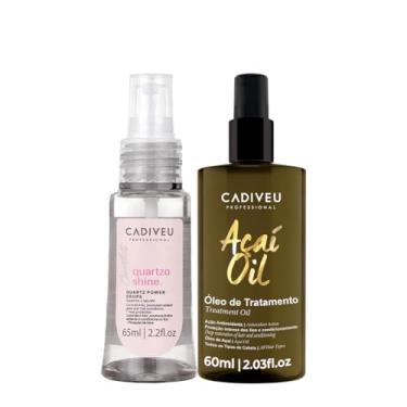 Imagem de Kit Cadiveu Professional Essentials Quartzo Shine Óleo e Açaí Oil 60 (2 produtos)