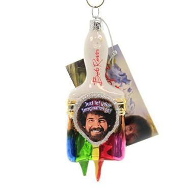 Imagem de Kurt S. Adler 80 mm Bob Ross ornamento de pincel, multi