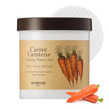 Imagem de SKINFOOD Caroteno de cenoura calmante para água tonalizante, almofada coreana para cuidados com a pele para rosto, hidratação profunda, calmante, cuidados com a pele pós-sol para pele sensível, alívio
