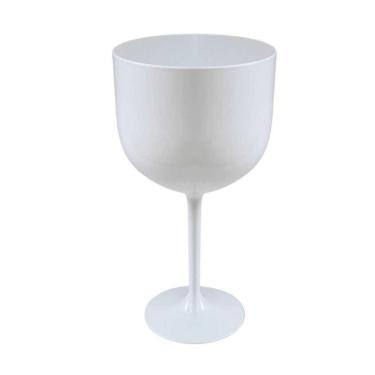 Imagem de Taça De Gin Acrílico Branca Shelby 500ml