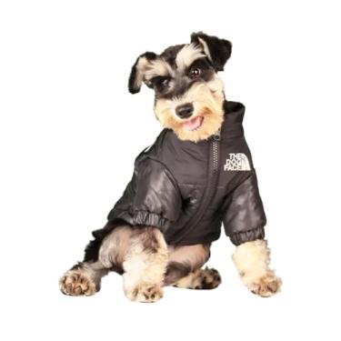 Imagem de Jaqueta acolchoada The Dog Face, casaco quente de inverno para cães com design elegante, zíper para calçar e tirar facilmente para cães pequenos, médios e grandes, casaco de neve para animais de
