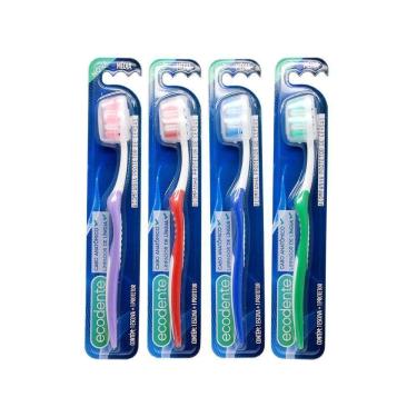 Imagem de Escova Dental Média Ed10008 - Remove Placas - Anatômica