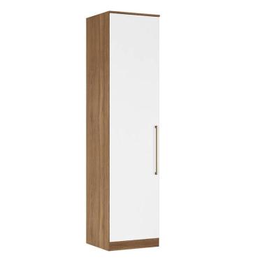 Imagem de Armário 1 Porta Irlanda 71130k Amêndola Branco - Demartêz