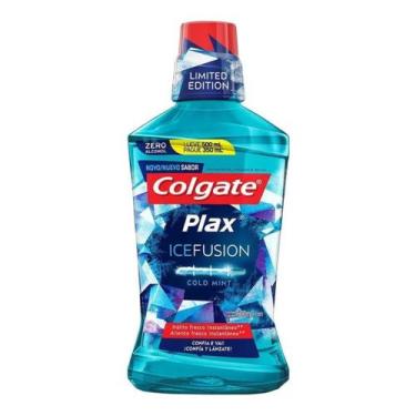 Imagem de Enxaguante Bucal Colgate Plax Ice Fusion Cold Mint 500ml