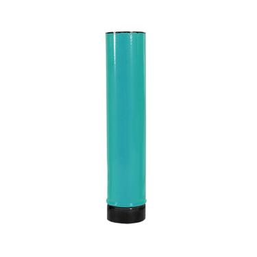 Imagem de Cano Chamine Esmaltado Azul Turquesa 50 Cm 110 Mm