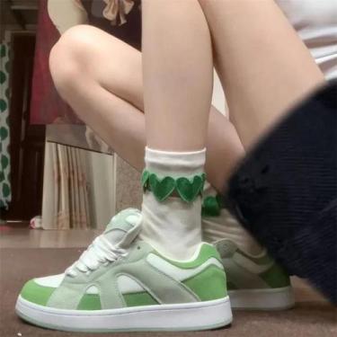 Imagem de Sapatos De Skate Esportivos Casuais Unissex Retrô Com Sola Grossa Litt