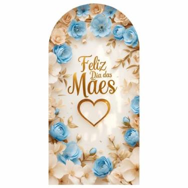 Imagem de Painel Romano Dia Das Mães Florais 200x100cm - Fabrika de Festa, Flore