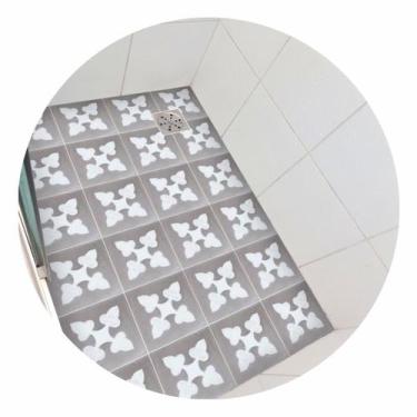 Imagem de Piso vinil antiderrapante para box Ladrilho Medieval - 1,20 x 0,80 met