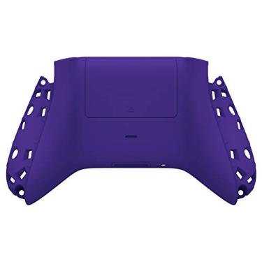 Imagem de eXtremeRate Capa inferior personalizada com toque macio roxo com capa de bateria para controle Xbox Series S/X - Controle e trilhos laterais não incluídos