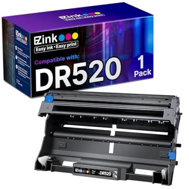 Imagem de Substituição de unidade de bateria compatível com E-Z Ink (TM) para Brother DR520 DR620 Alto rendimento para usar com DCP-8065DN DCP-8060 HL-5240 HL-5250DN HL-5340D HL-5370DW MFC-8890DW MFC-8460N (1 unidade de tambor, 1 unidade)