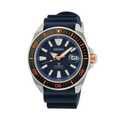 Imagem de Seiko Relógio esportivo automático Prospex King Samurai Diver's SRPH43K1 de 200 m, Azul, Esportes
