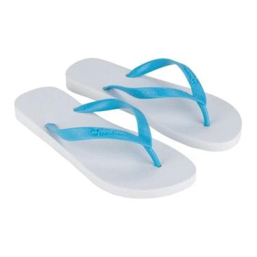 Imagem de CHINELO SANDALIA IPANEMA CLASSICA BRANCA COM TIRA AZUL (BRANCA COM TIRA AZUL, BR, Adulto, Faixa Numérico, 45, 46)