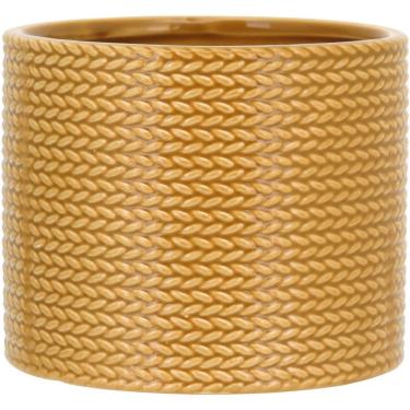 Imagem de Cachepô 11X13X13Cm Cerâmica Amarelo