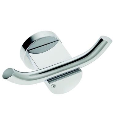 Imagem de Kit 3 Cabides Duplo 2042 C 50 Gioia Meber Metais Cromado