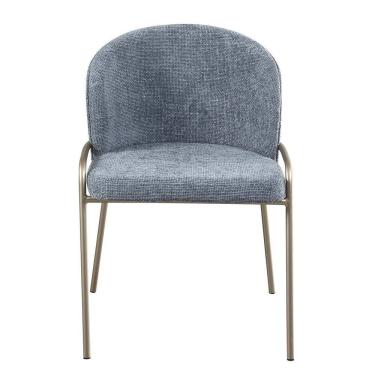 Imagem de Poltrona Estofada com Base Fixa em Aço Carbono Pintura Automotiva – Liz Exclusiva