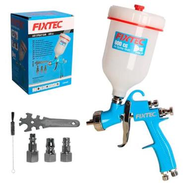 Imagem de Pistola De Pintura Alta Pressão HVLP 600ml Bico 1.5mm Fixtec FASG26001