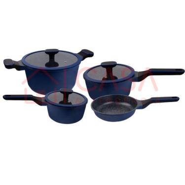 Imagem de Jogo de Panelas Hercules Marine Revestimento Ceramico Indução 4 Peças 