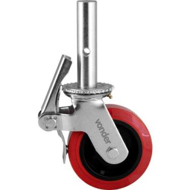 Imagem de Rodizio Giratorio 6'' Pu Para Andaime Vonder